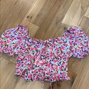 Floral Zara Crop Top
